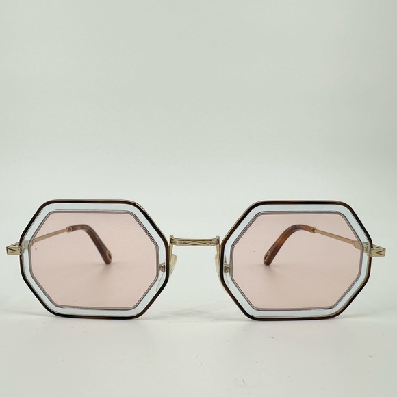 Chloe CE146S Tally Octagonal Sunglasses Pink Lens main image 5